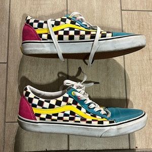 Size 10 Vans, fairly worn and trying to clean out my closet.